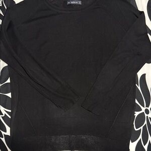 Zara woman Black Crewneck Knit Sweater